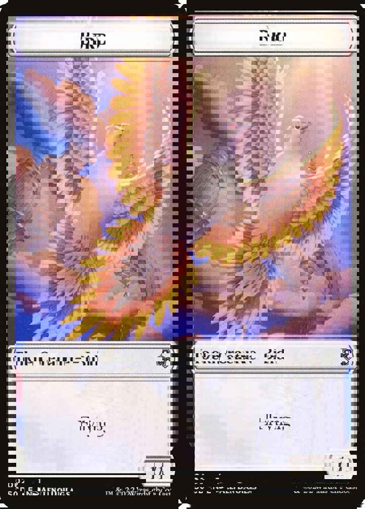 Bird Token (W 1/1) / Spirit Token (W 1/1)