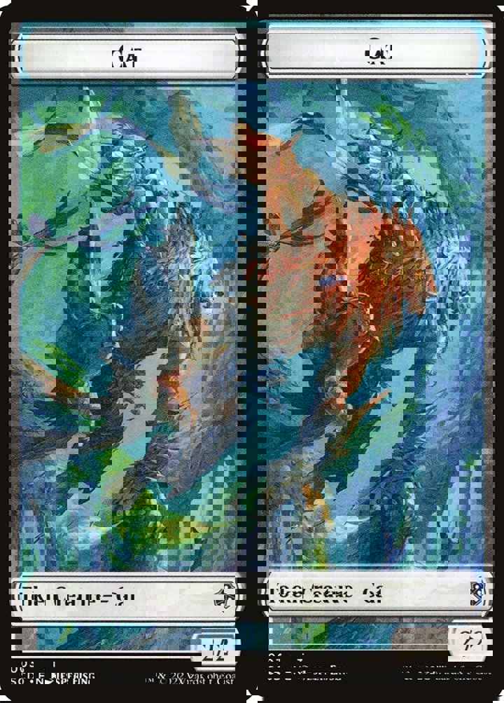 Cat Token (W 2/2) // Insect Token (G 1/1 Flying, Deathtouch)