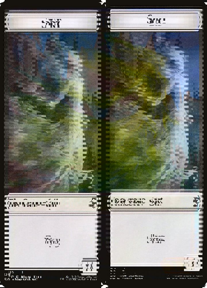Bird Token (W 1/1) / Spirit Token (W 1/1)