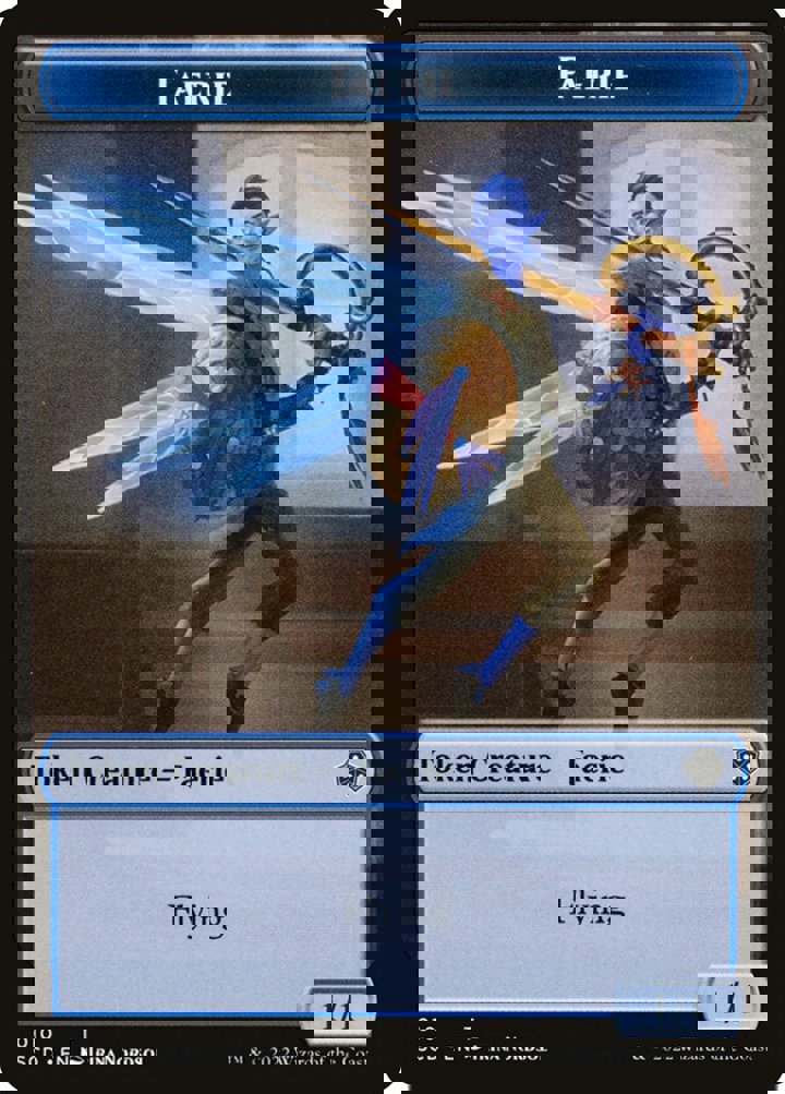 Bird Token (W 1/1) // Faerie Token (U 1/1)