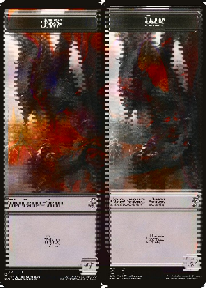 Demon Token (B */*) // Demon Token (B */*)