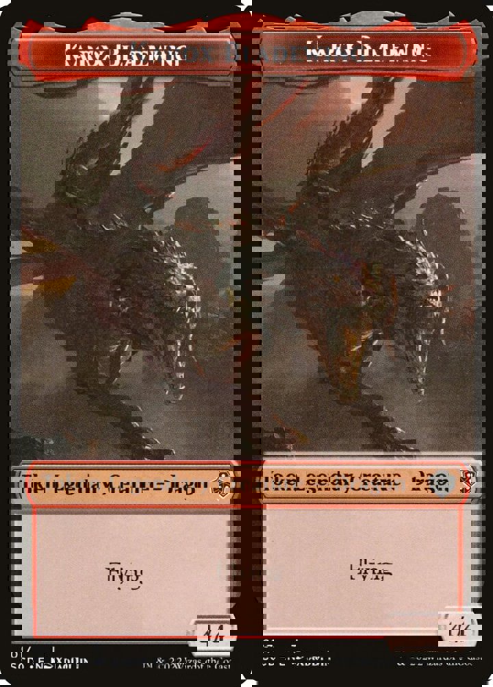 Karox Bladewing Token (R 4/4) // Karox Bladewing Token (R 4/4)