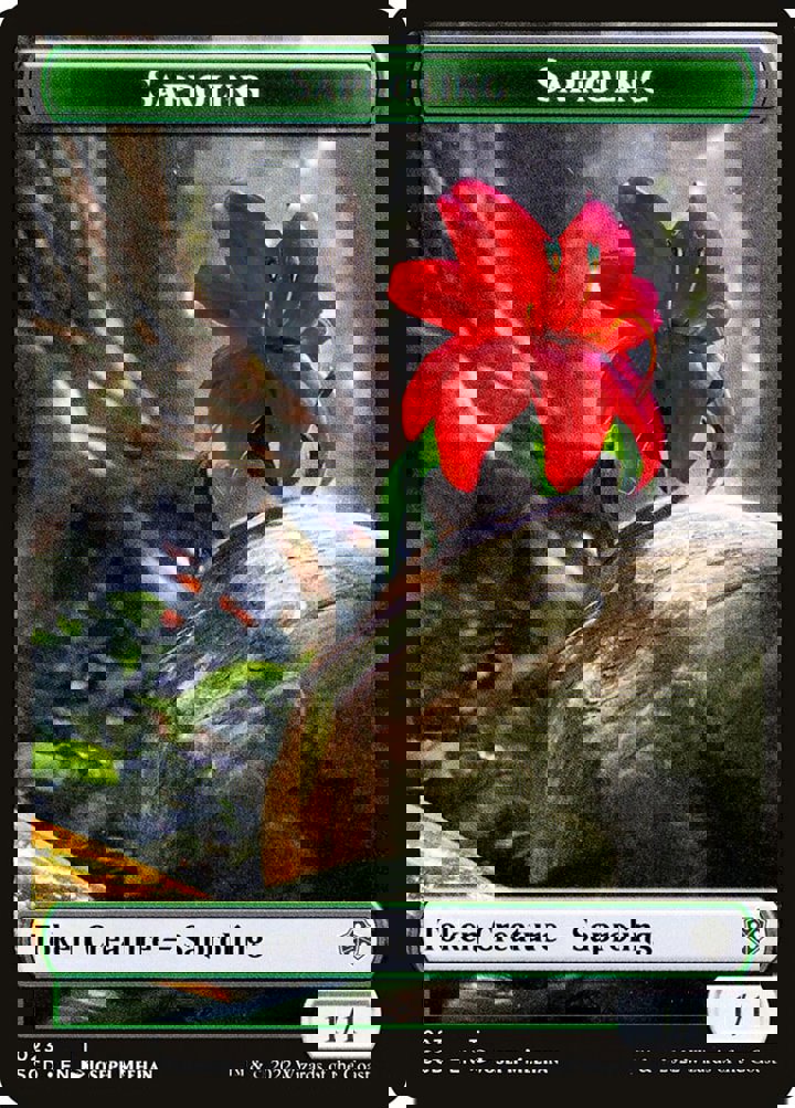 Cat Token (W 2/2) // Saproling Token (G 1/1)