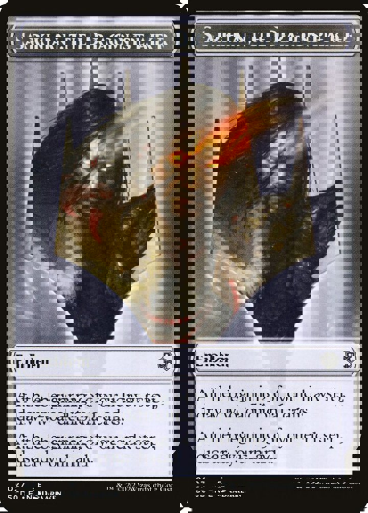 Sarkhan, the Dragonspeaker Emblem // Sarkhan, the Dragonspeaker Emblem