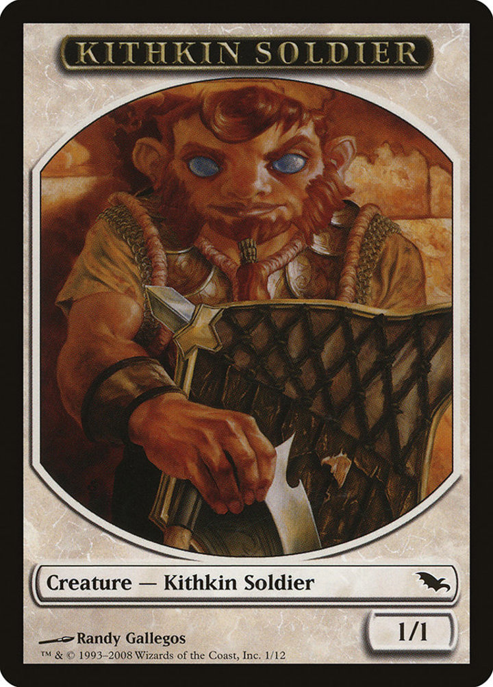 Kithkin Soldier Token (White 1/1)
