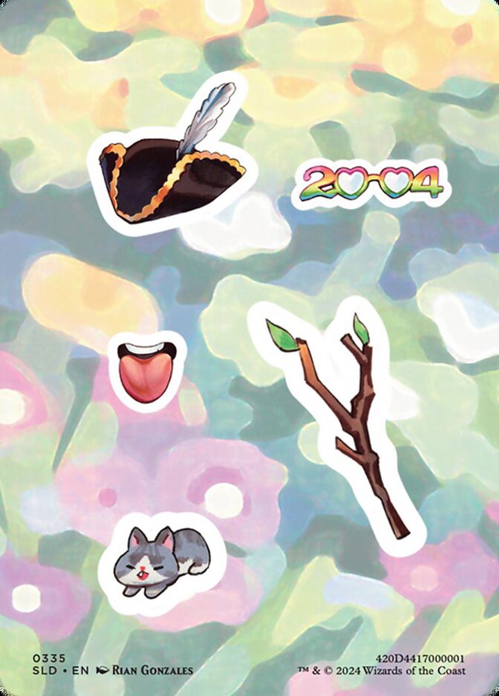 "Pick 'Em and Stick 'Em" Sticker Sheet 1