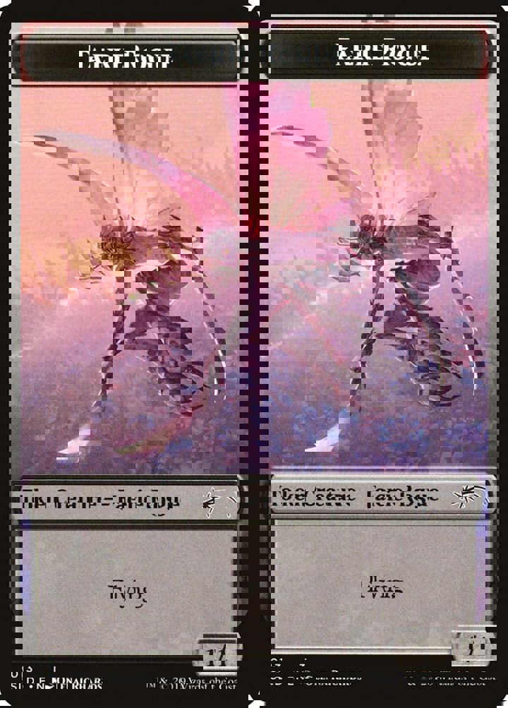 Faerie Rogue Token (Black 1/1) (V.1)