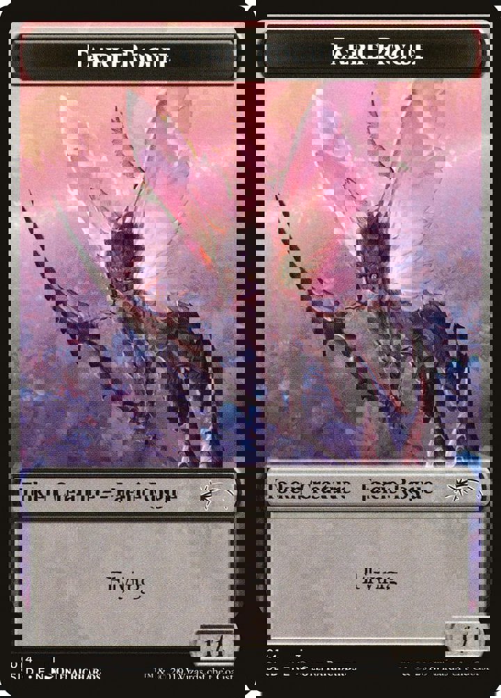 Faerie Rogue Token (Black 1/1) (V.2)