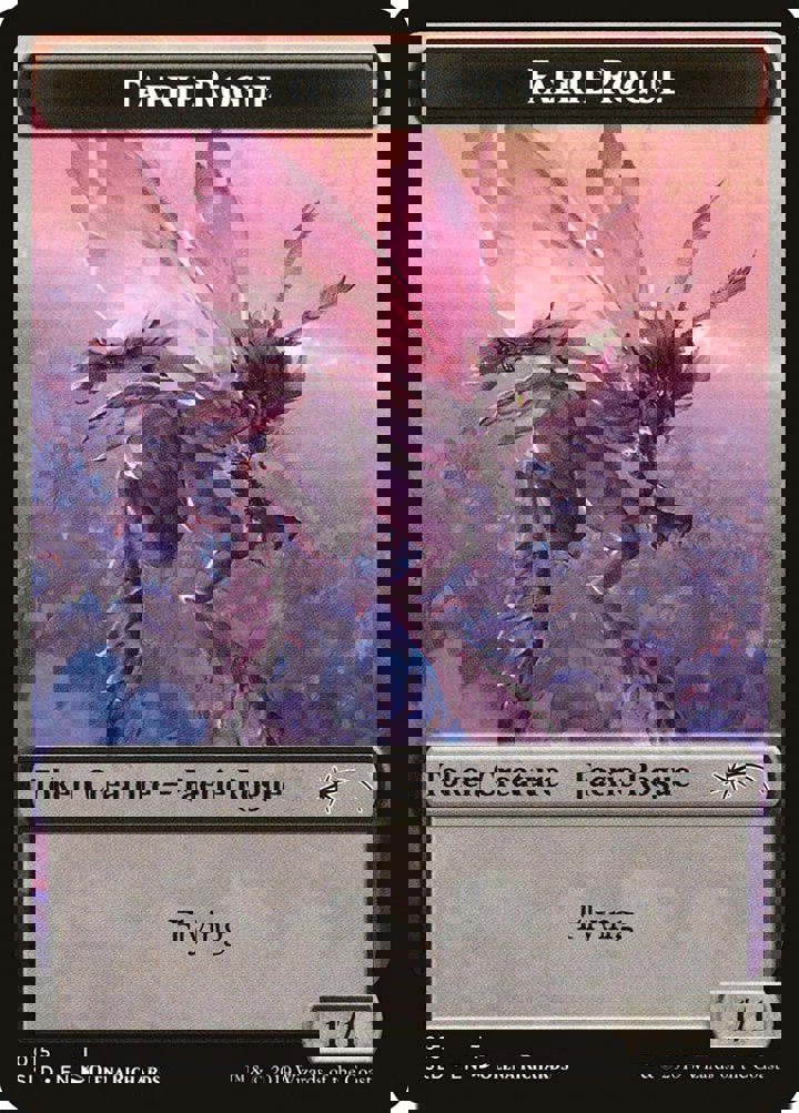 Faerie Rogue Token (Black 1/1) (V.3)