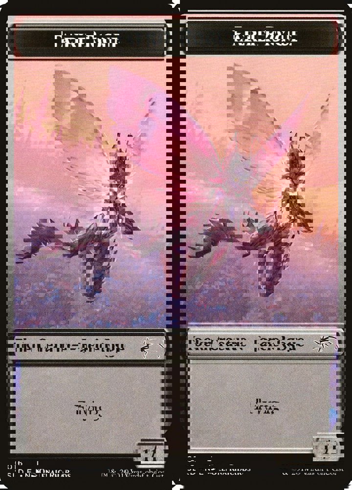 Faerie Rogue Token (Black 1/1) (V.4)