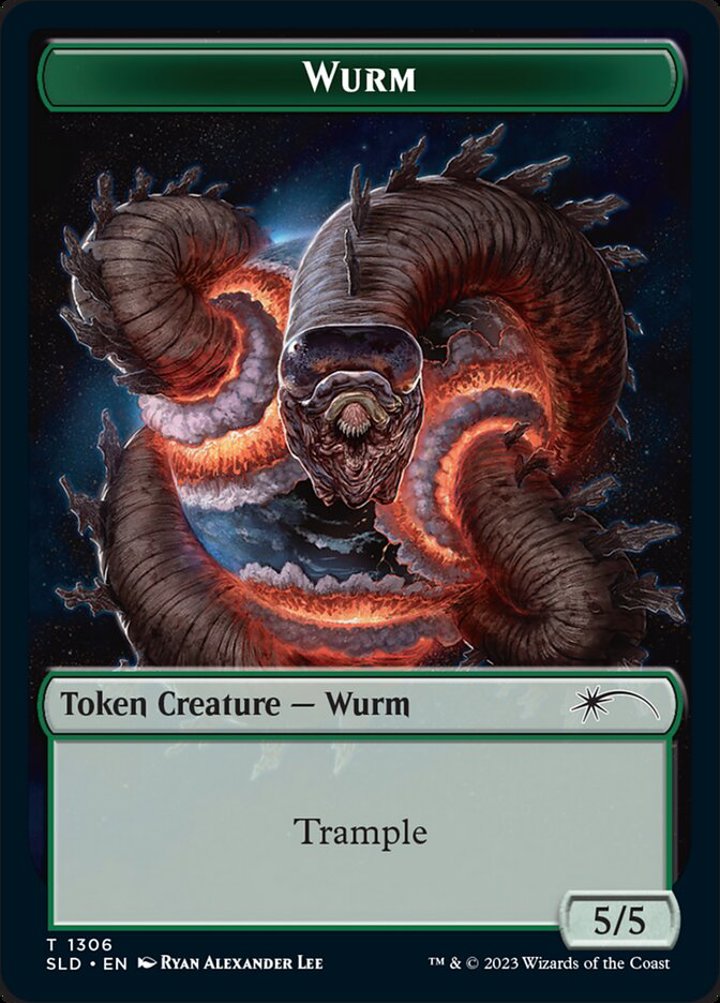 Wurm Token (Green 5/5 Trample)