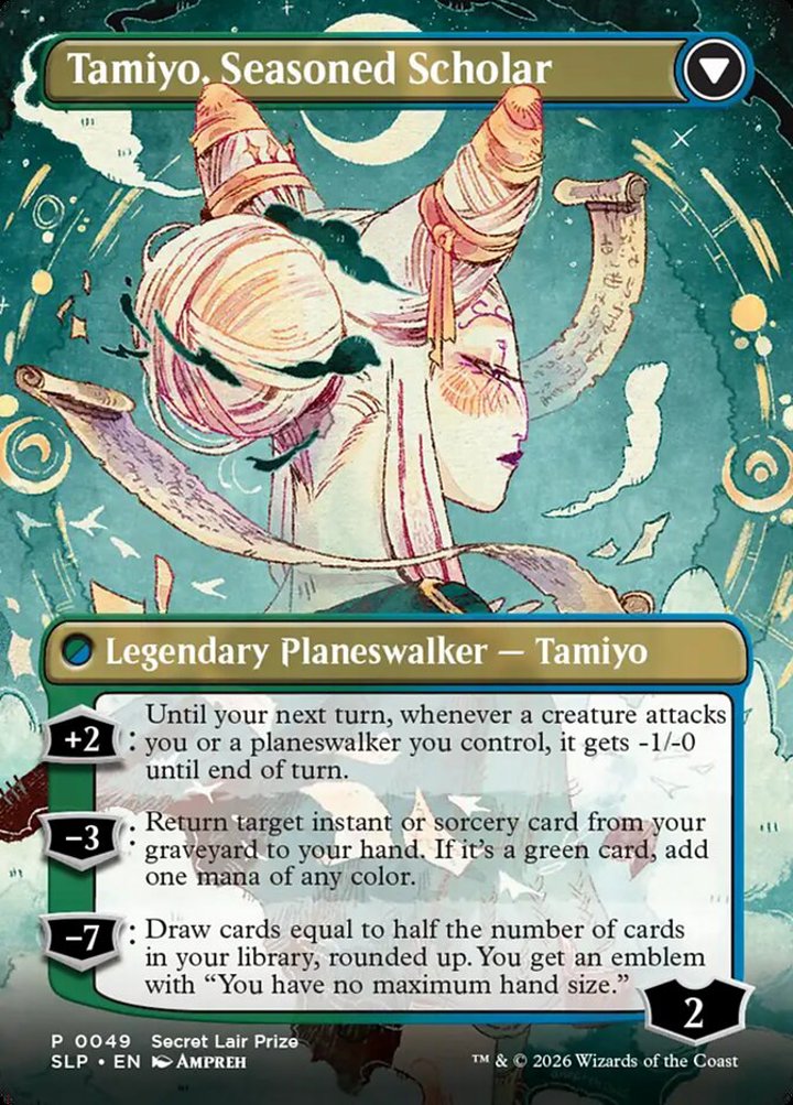 Tamiyo, Inquisitive Student // Tamiyo, Seasoned Scholar
