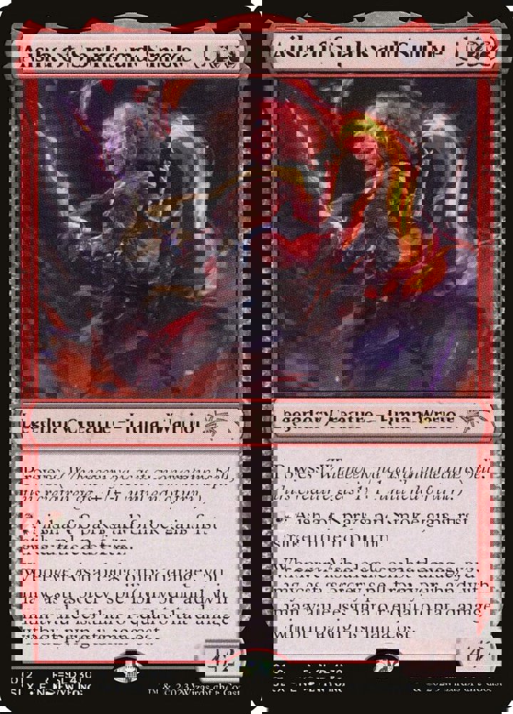 マジック：ザ・ギャザリング 2022 Magic: The Gathering Ken, Burning 2022 MTG SECRET LAIR DROP FOIL #430 KEN, BURNING BRAWLER PSA