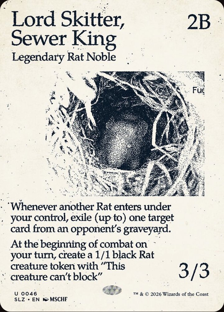 Lord Skitter, Sewer King (V.1)
