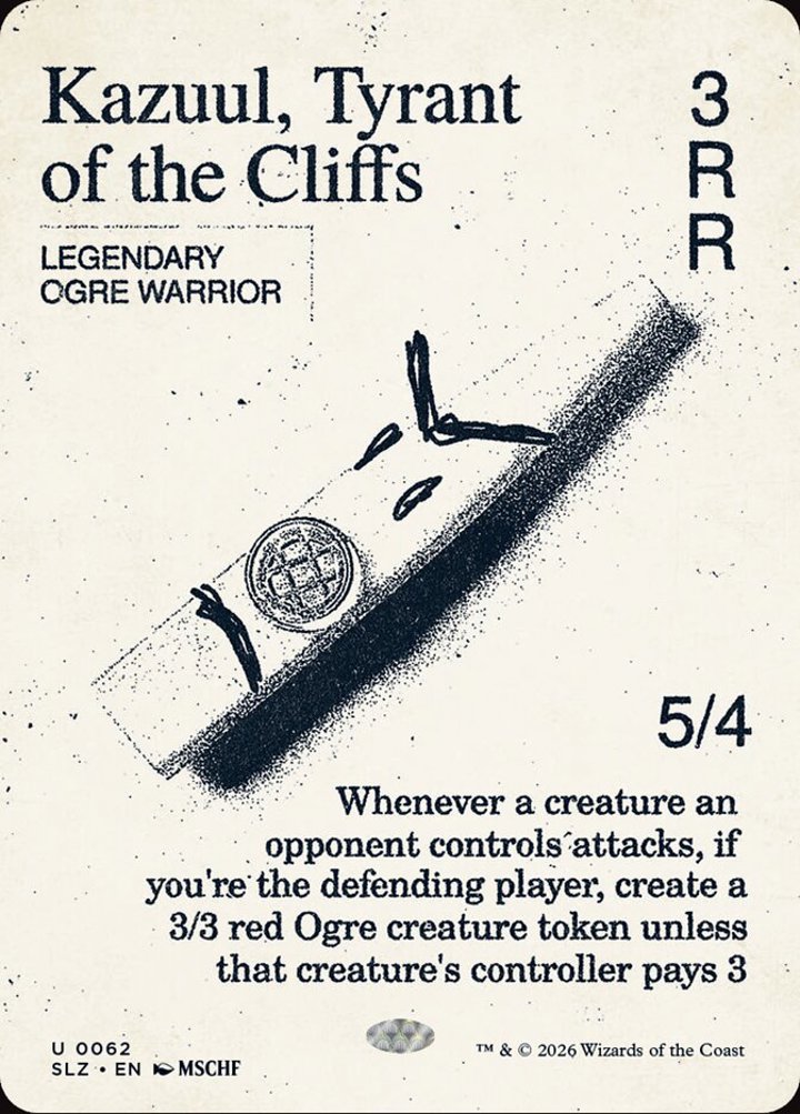 Kazuul, Tyrant of the Cliffs (V.1)