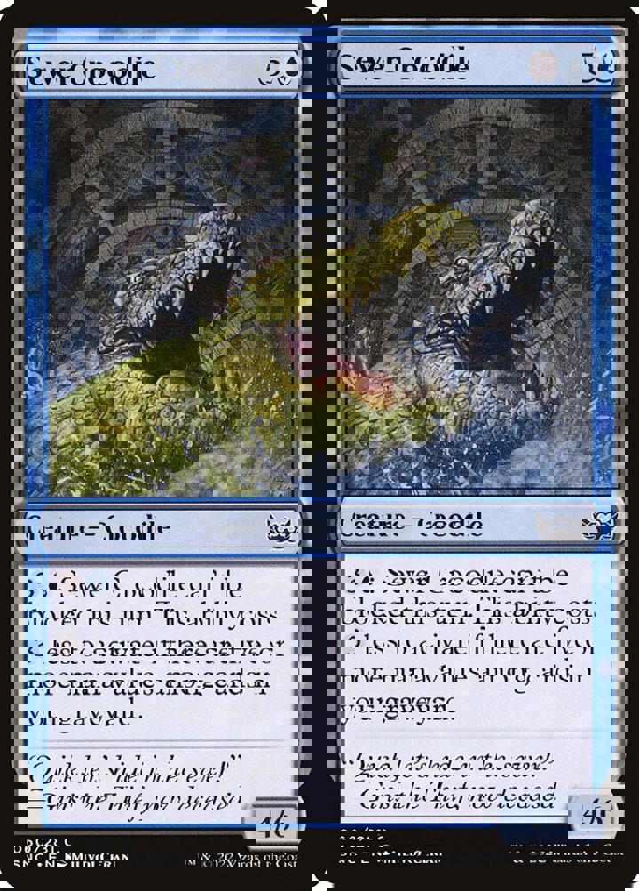 Sewer Crocodile