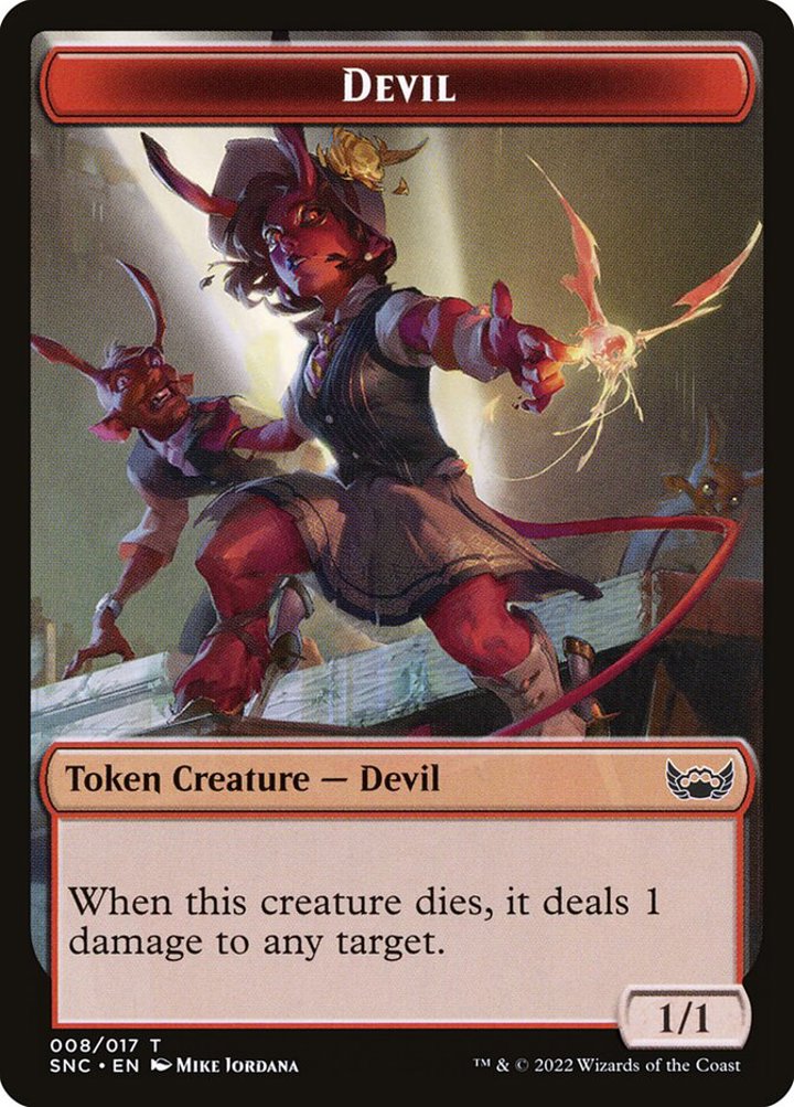 Citizen Token (G and W 1/1) // Devil Token (R 1/1)