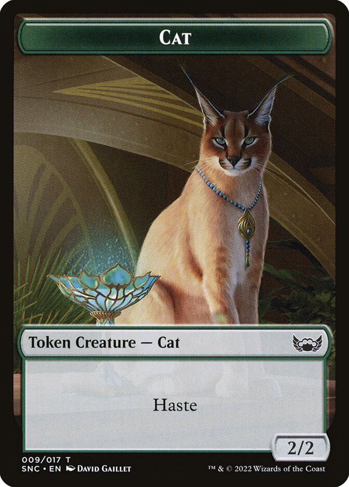 Citizen Token (G and W 1/1) // Cat Token (G 2/2 Haste)
