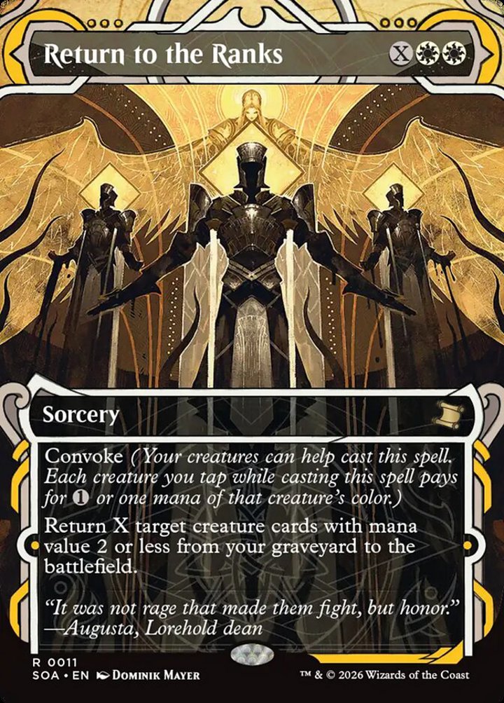 Return to the Ranks (V.1)