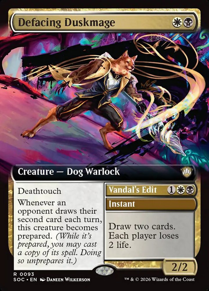 Defacing Duskmage // Vandal's Edit
