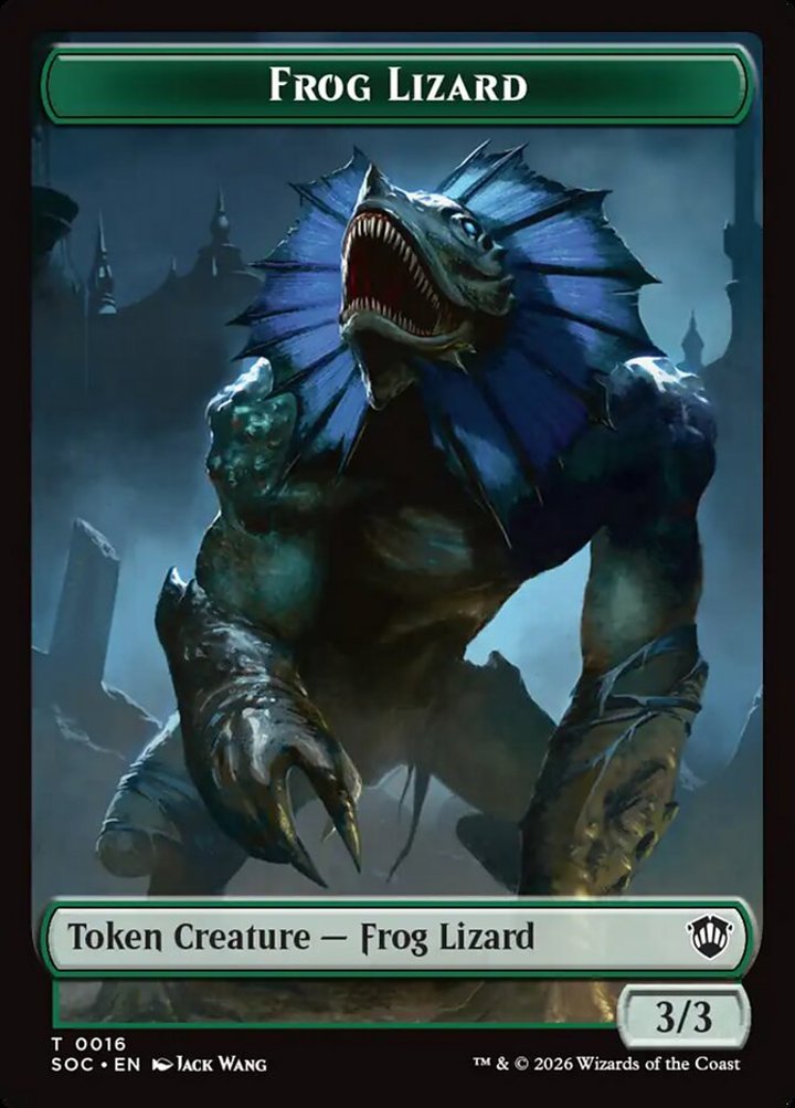 Boar Token (G 2/2) // Frog Lizard Token (G 3/3)