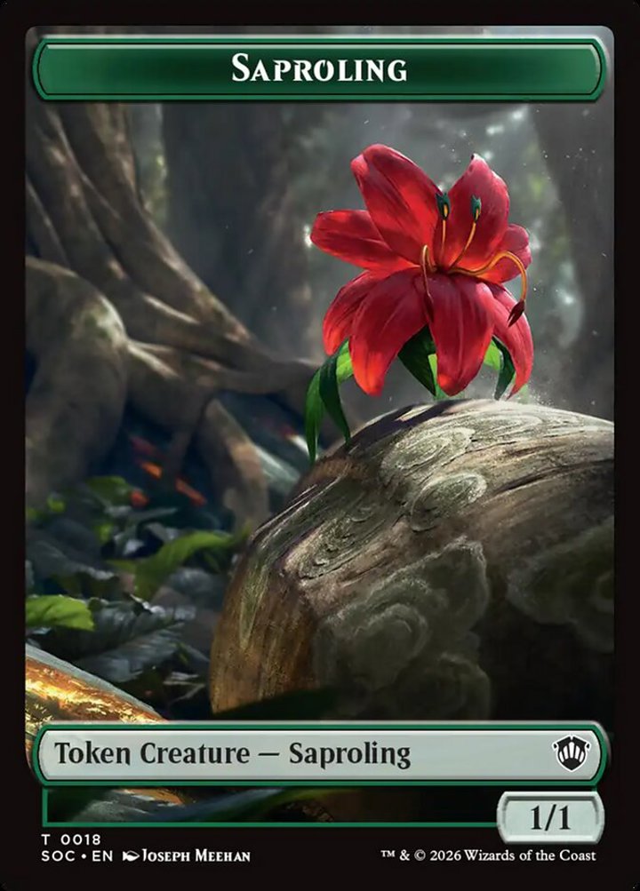 Pest Token (BG 1/1) // Saproling Token (G 1/1)