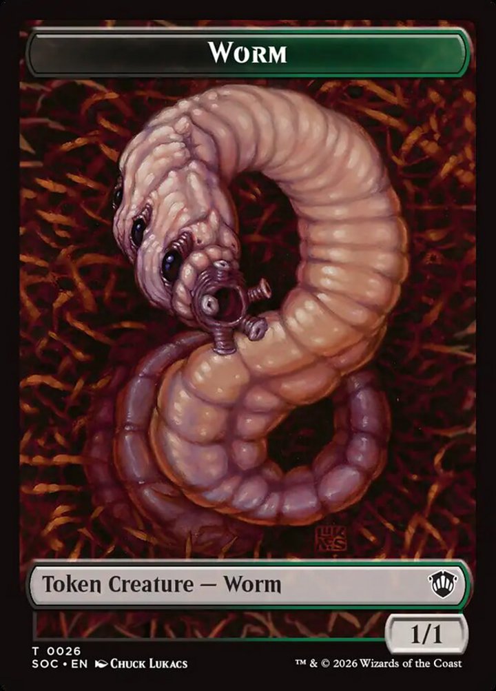 Worm Token (BG 1/1) // Eldrazi Spawn Token (C 0/1)