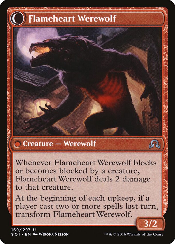 Kessig Forgemaster / Flameheart Werewolf