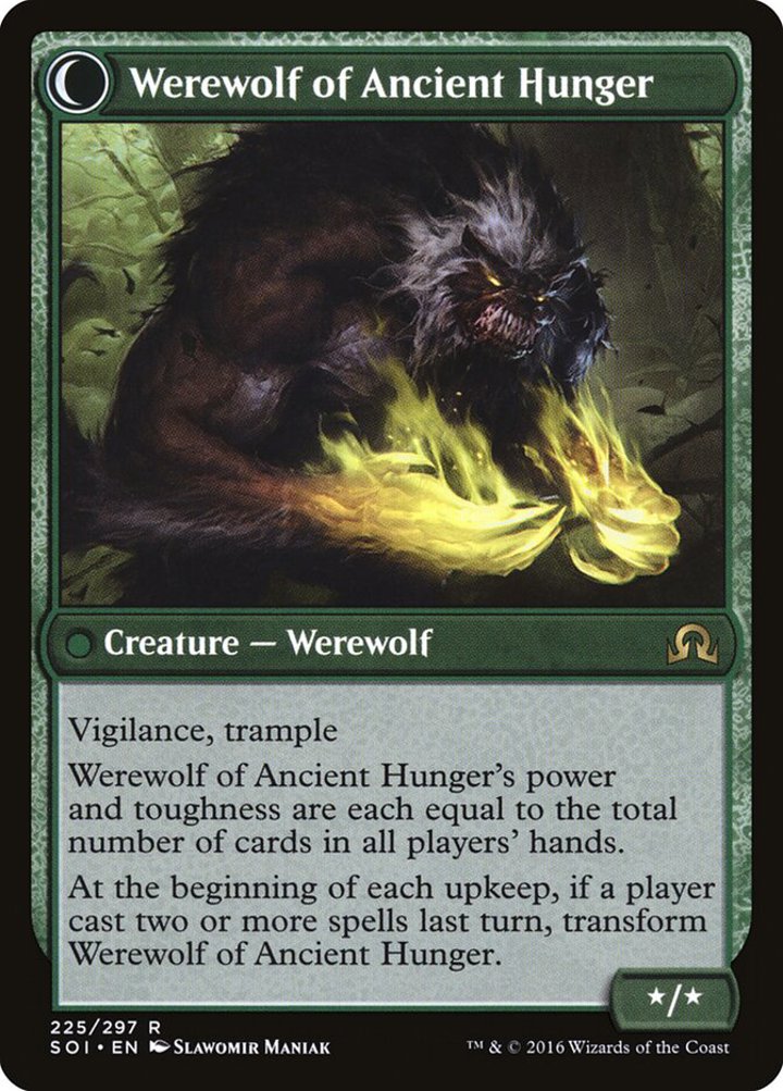 Sage of Ancient Lore / Werewolf of Ancient Hunger