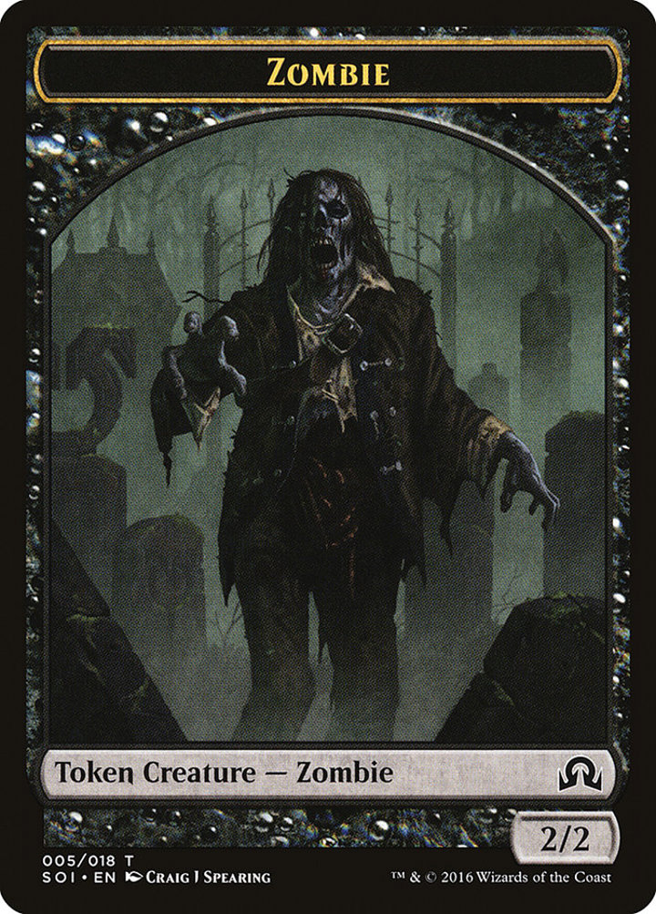 Zombie Token (Black 2/2)