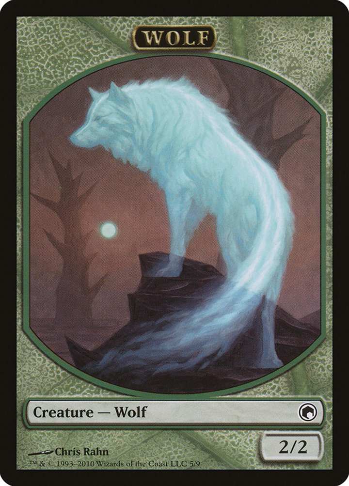 Wolf Token (Green 2/2)