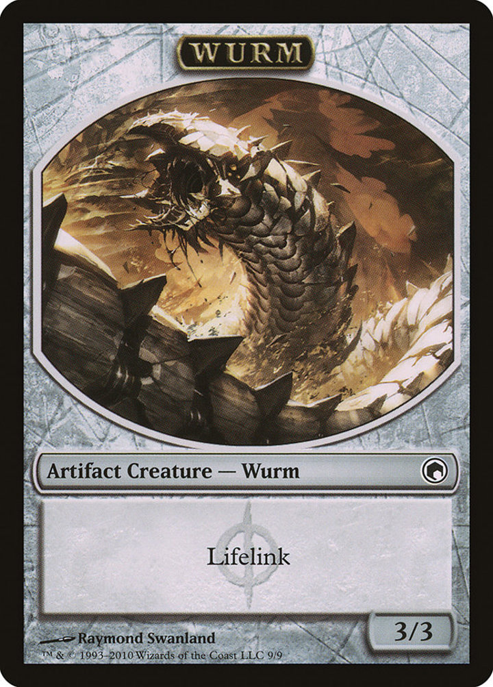 Wurm Token (Artifact 3/3 Lifelink)