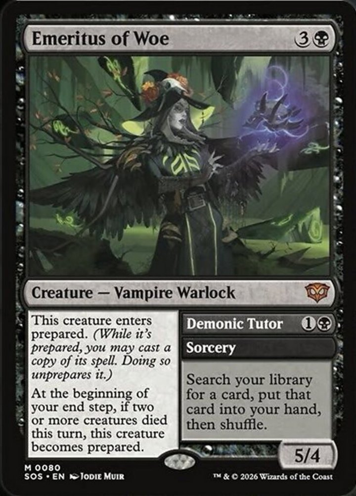 Emeritus of Woe // Demonic Tutor
