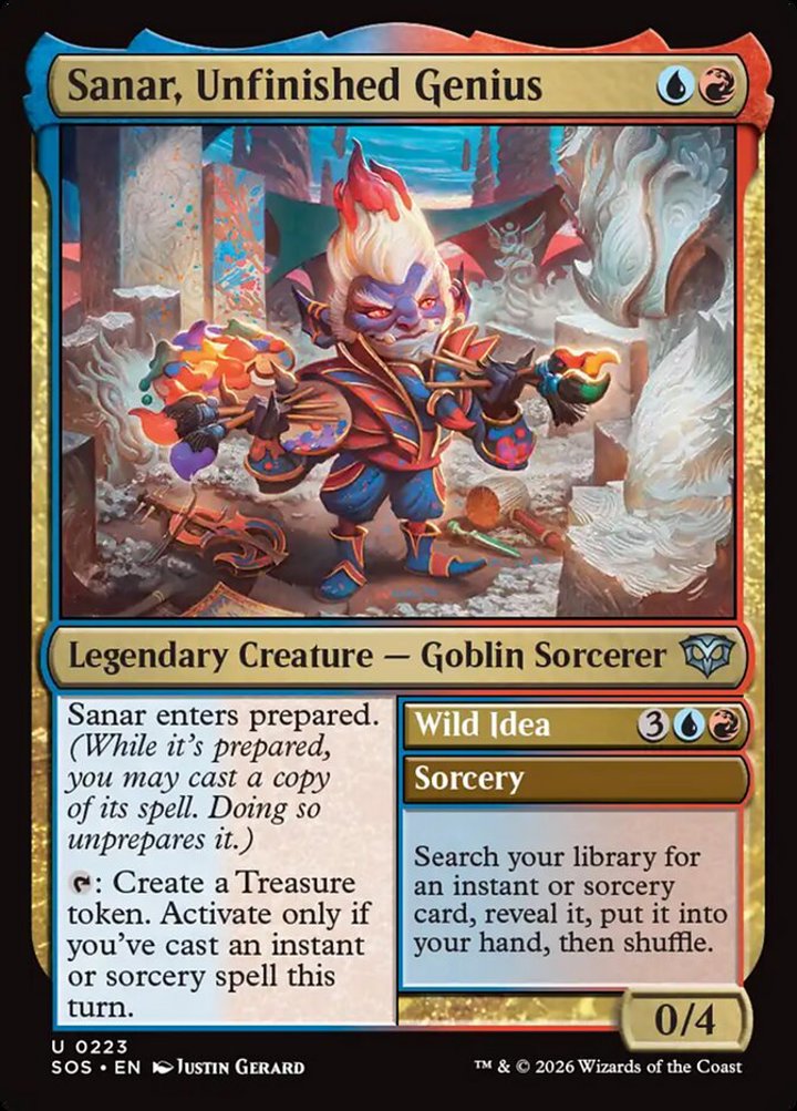 Sanar, Unfinished Genius // Wild Idea