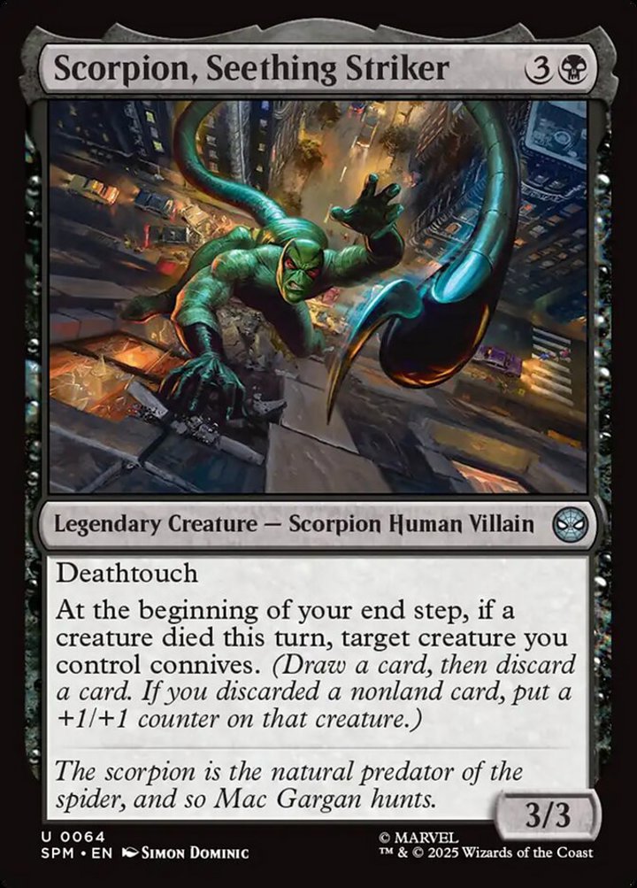 Scorpion, Seething Striker