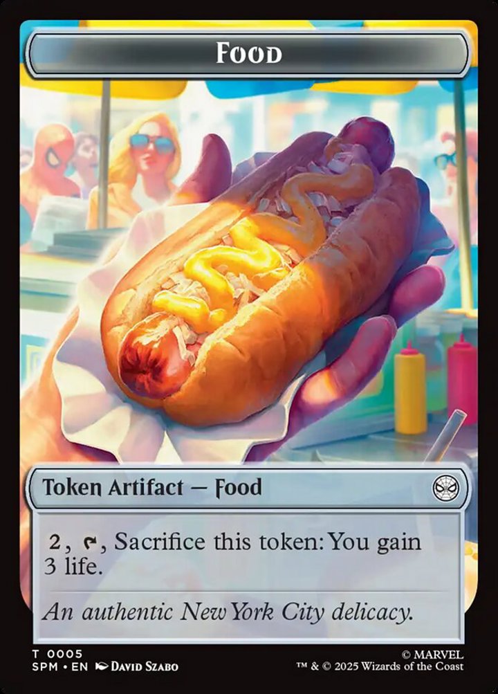Spider Token (G 2/1) // Food Token