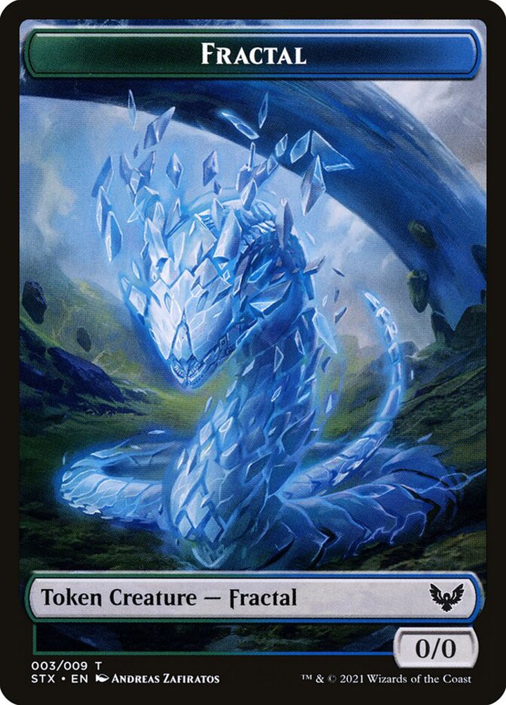 Fractal Token (Green and Blue 0/0)