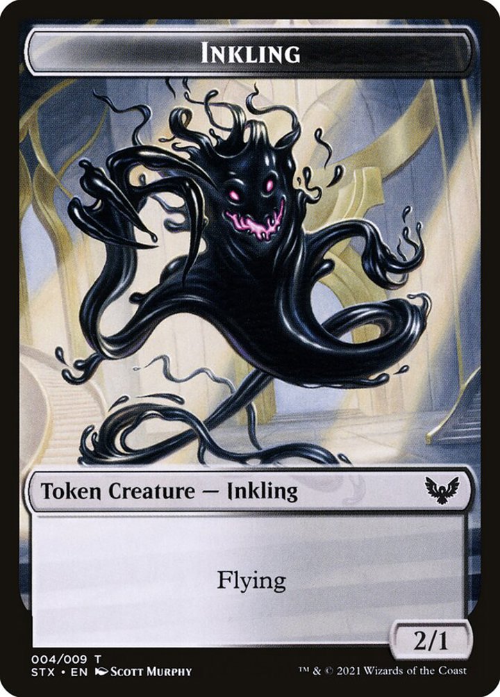 Inkling Token (White and Black 2/1)