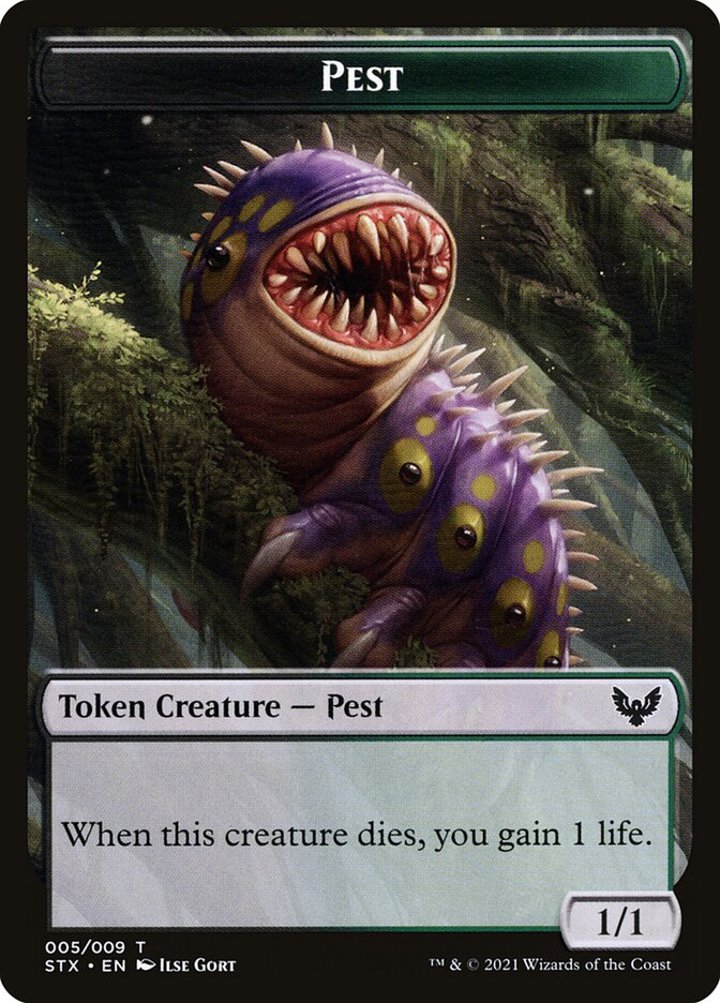 Pest Token (BG 1/1) // Blood Token