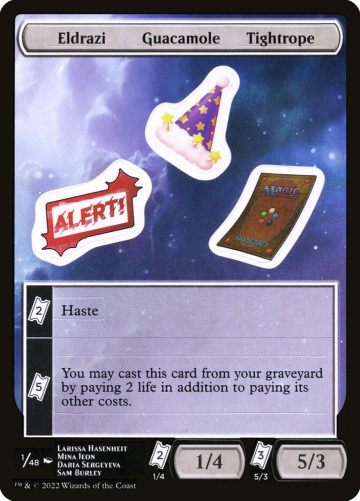 Eldrazi Guacamole Tightrope Sticker