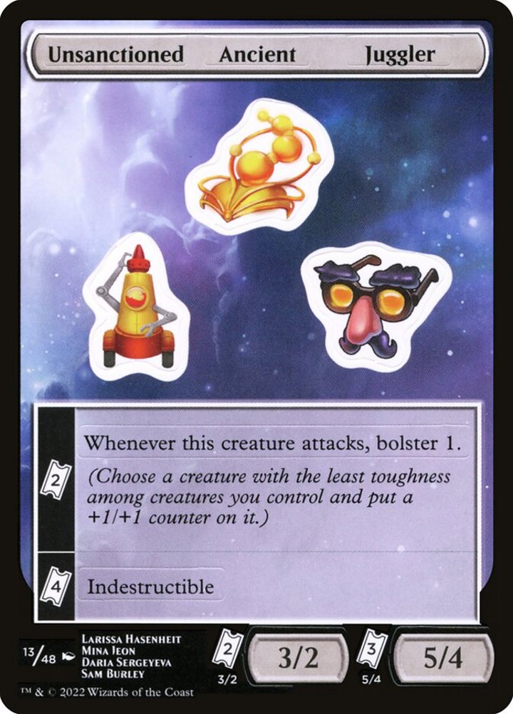 Unsanctioned Ancient Juggler Sticker