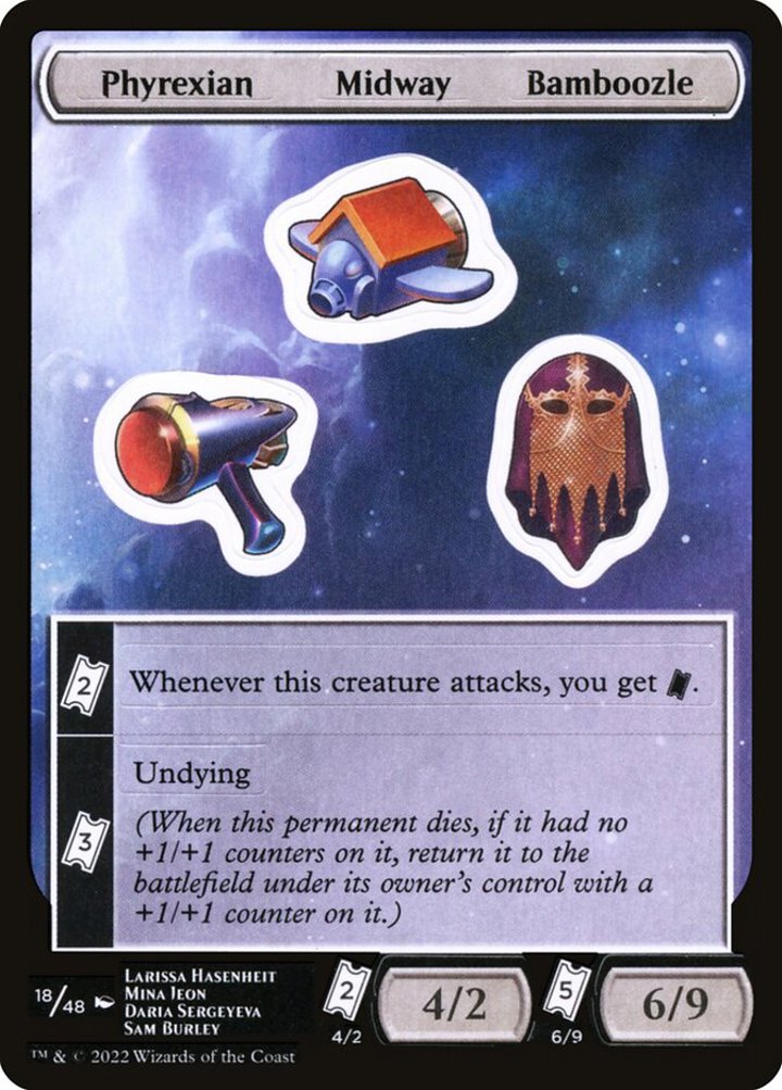 Phyrexian Midway Bamboozle Sticker