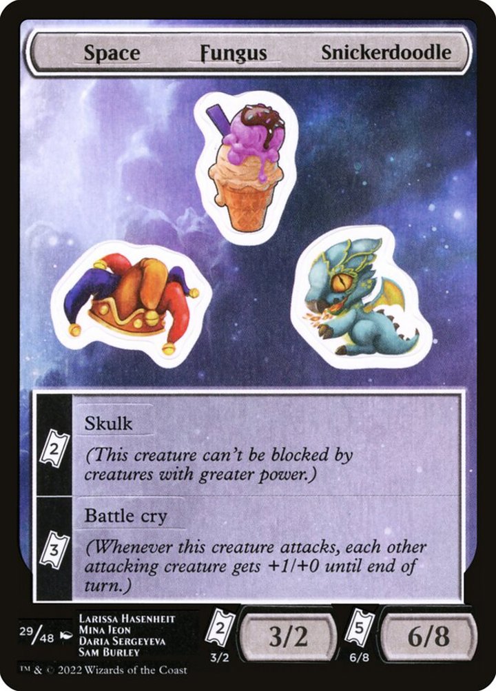 Space Fungus Snickerdoodle Sticker
