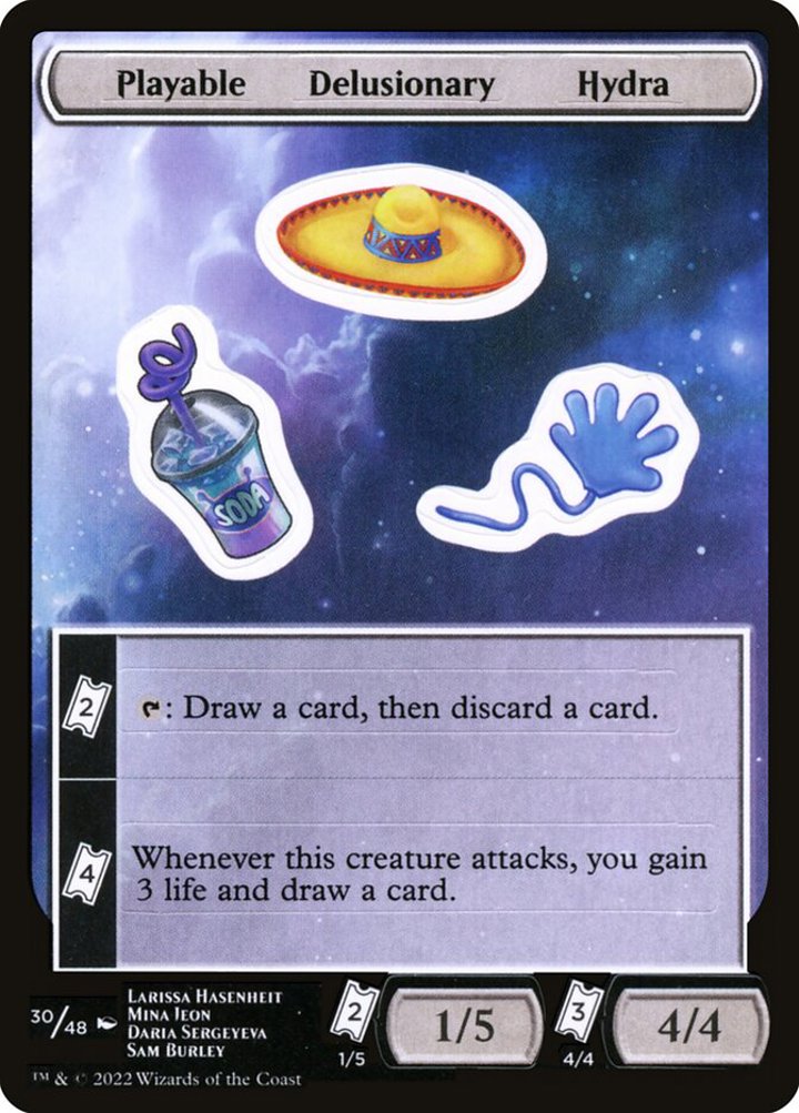 Playable Delusionary Hydra Sticker