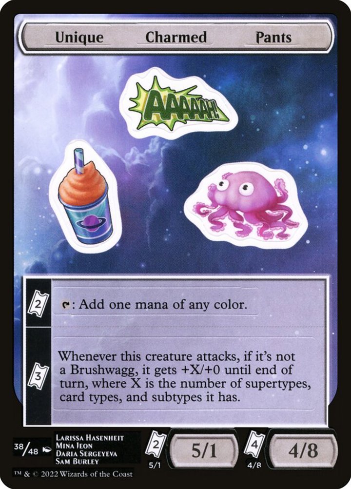 Unique Charmed Pants Sticker