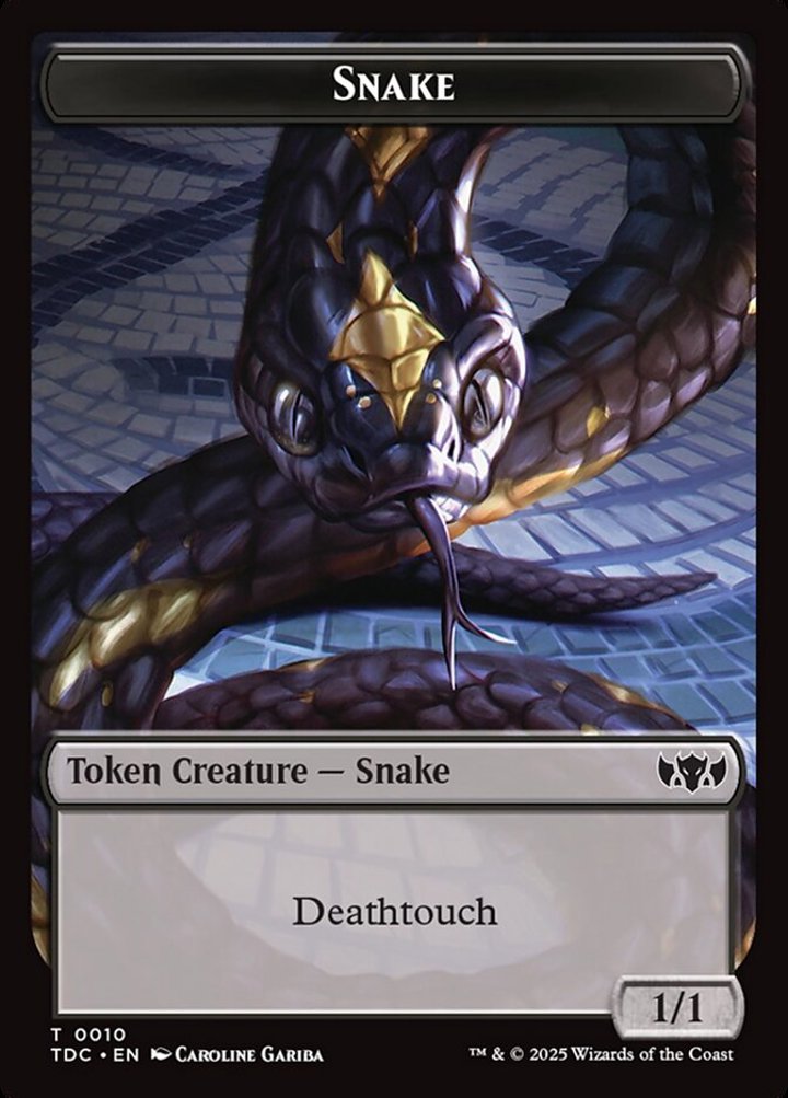 MTG Snake Token (B 1/1) // Myr Token (A 1/1): Magic: The Gathering ...