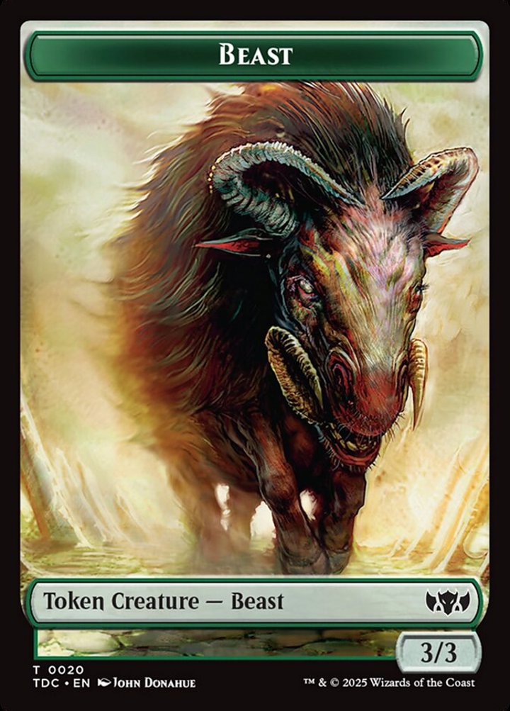 Treasure Token // Beast Token (G 3/3)