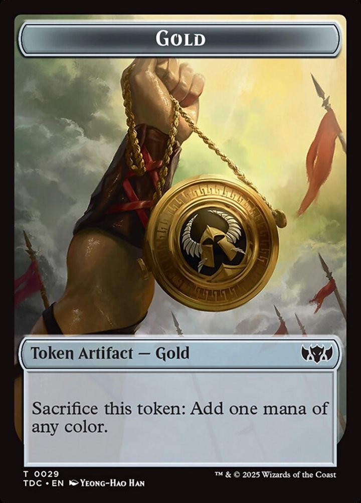 Elemental Token (R 1/1) // Gold Token