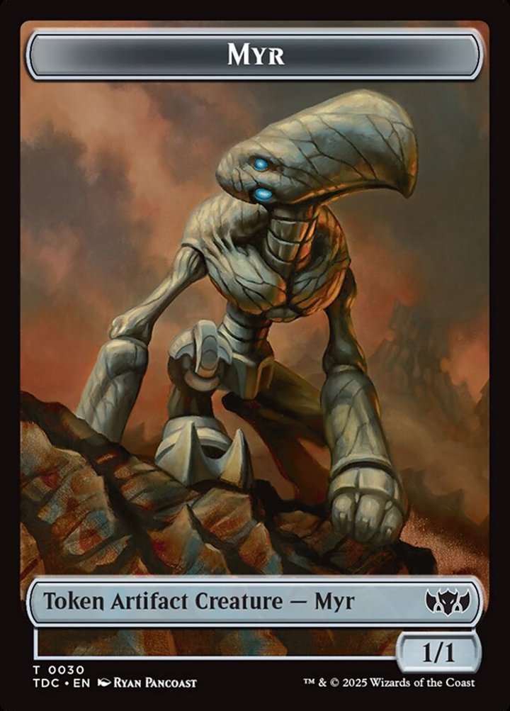 Snake Token (B 1/1) // Myr Token (A 1/1)