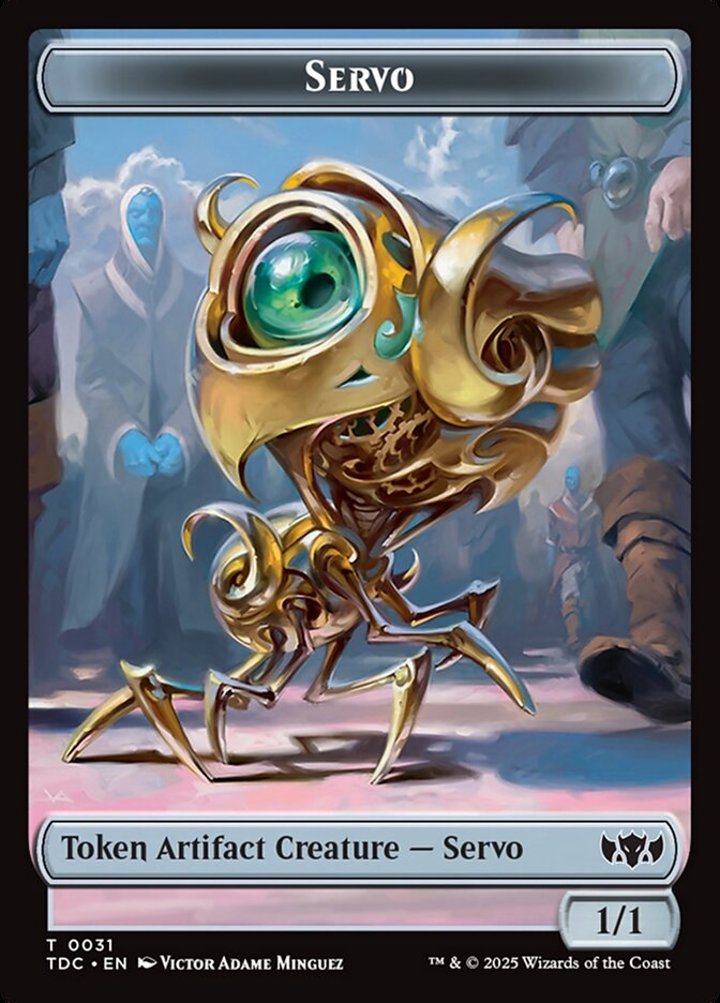 Warrior Token (R 1/1) // Servo Token (A 1/1)
